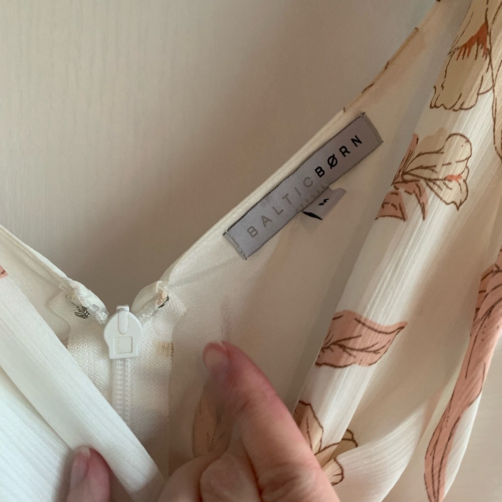 Baltic Born Cream Maxi Dress with Blush Floral Print - Picture 6 of 11